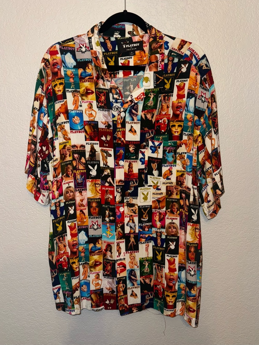 Playboy Button Up Blouse Size XL *RARE*
